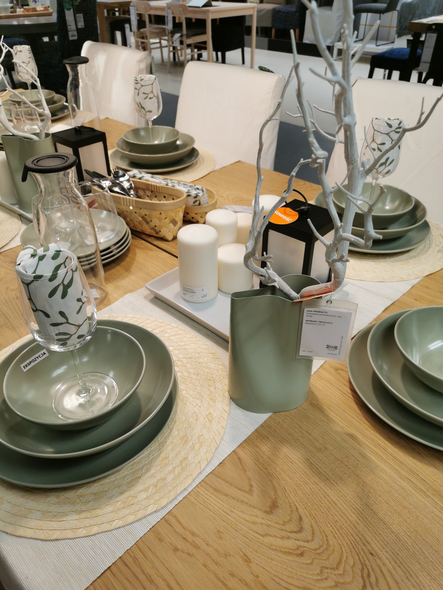 Möckelby dining table and Bergmund chairs from IKEA